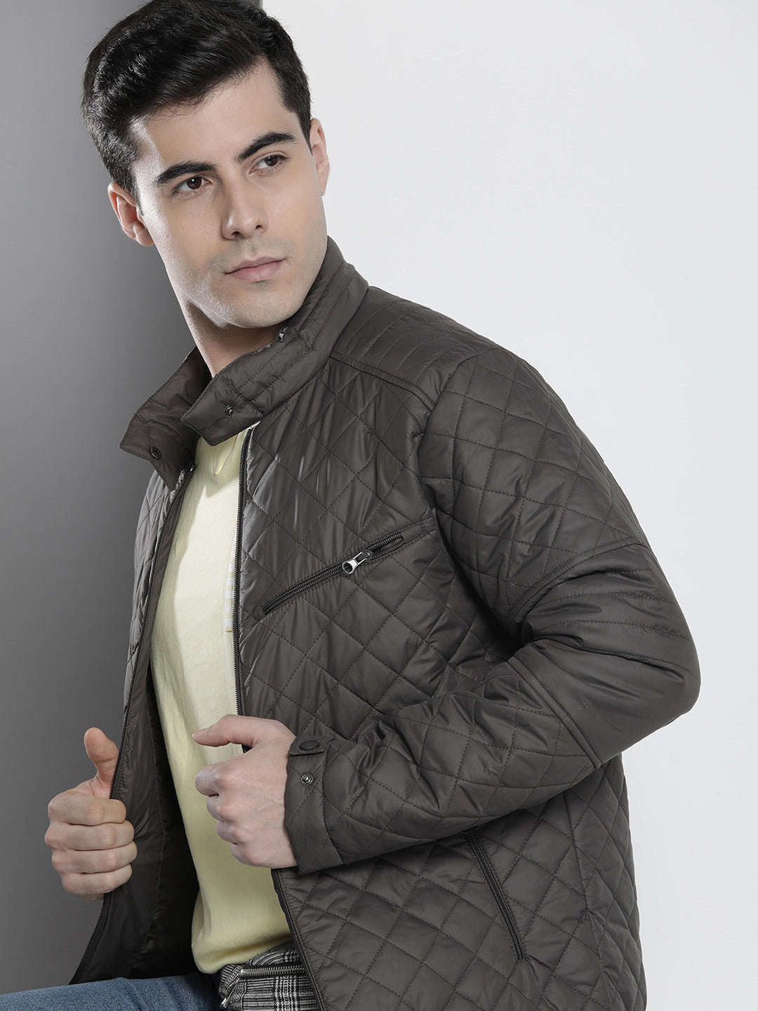 Men's Biker Jacket choco